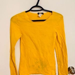 Women's Medium Yellow Shirt